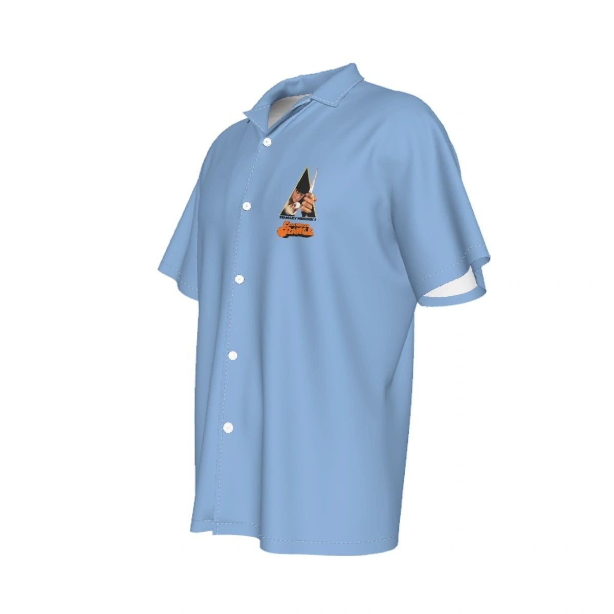CLOCKWORK ORANGE MOVIE POSTER OVER PRINT SHIRT & TANK