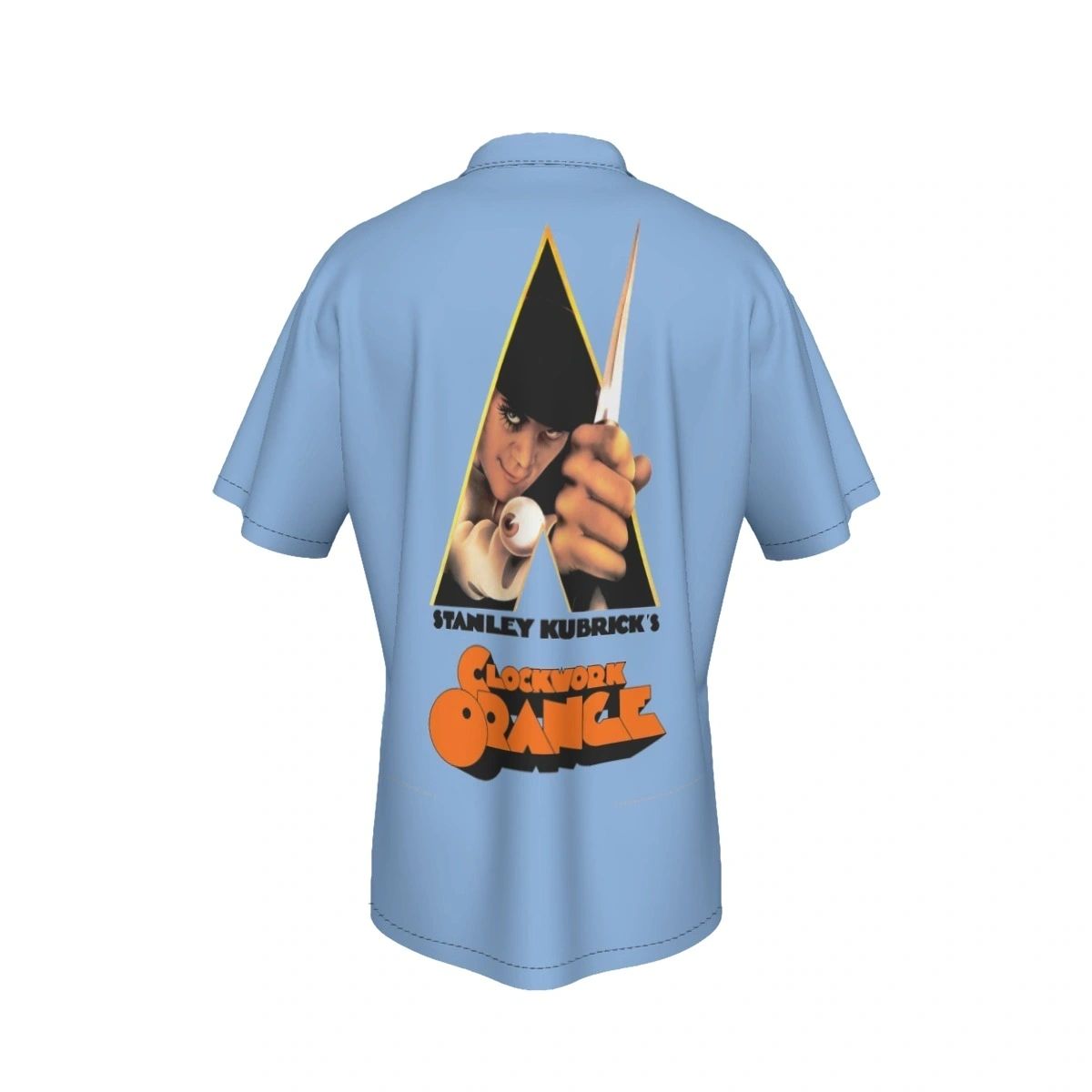 CLOCKWORK ORANGE MOVIE POSTER OVER PRINT SHIRT & TANK