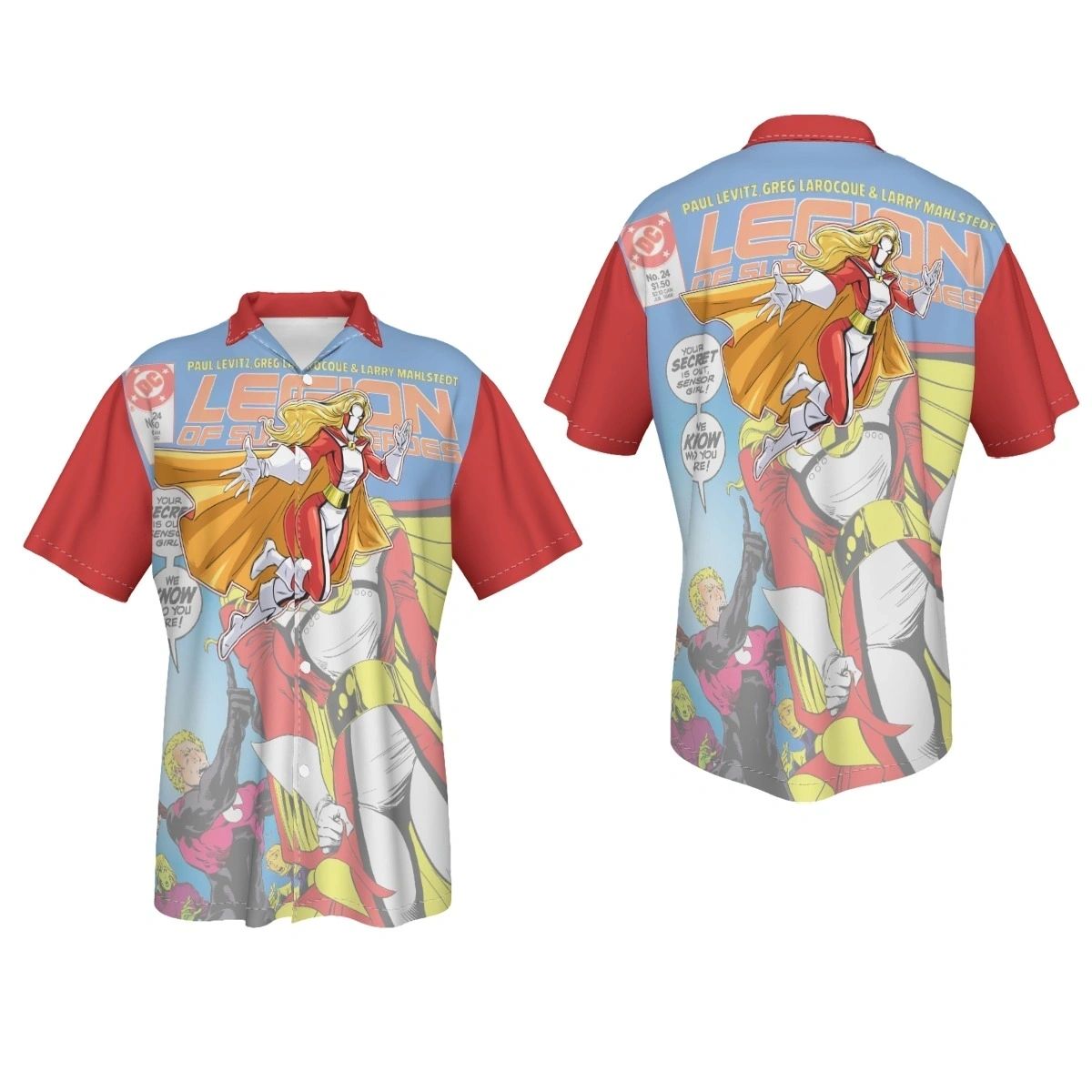 SENSOR GIRL READY GLOW OVER PRINT SHIRT & TANK - OVER LEGION24