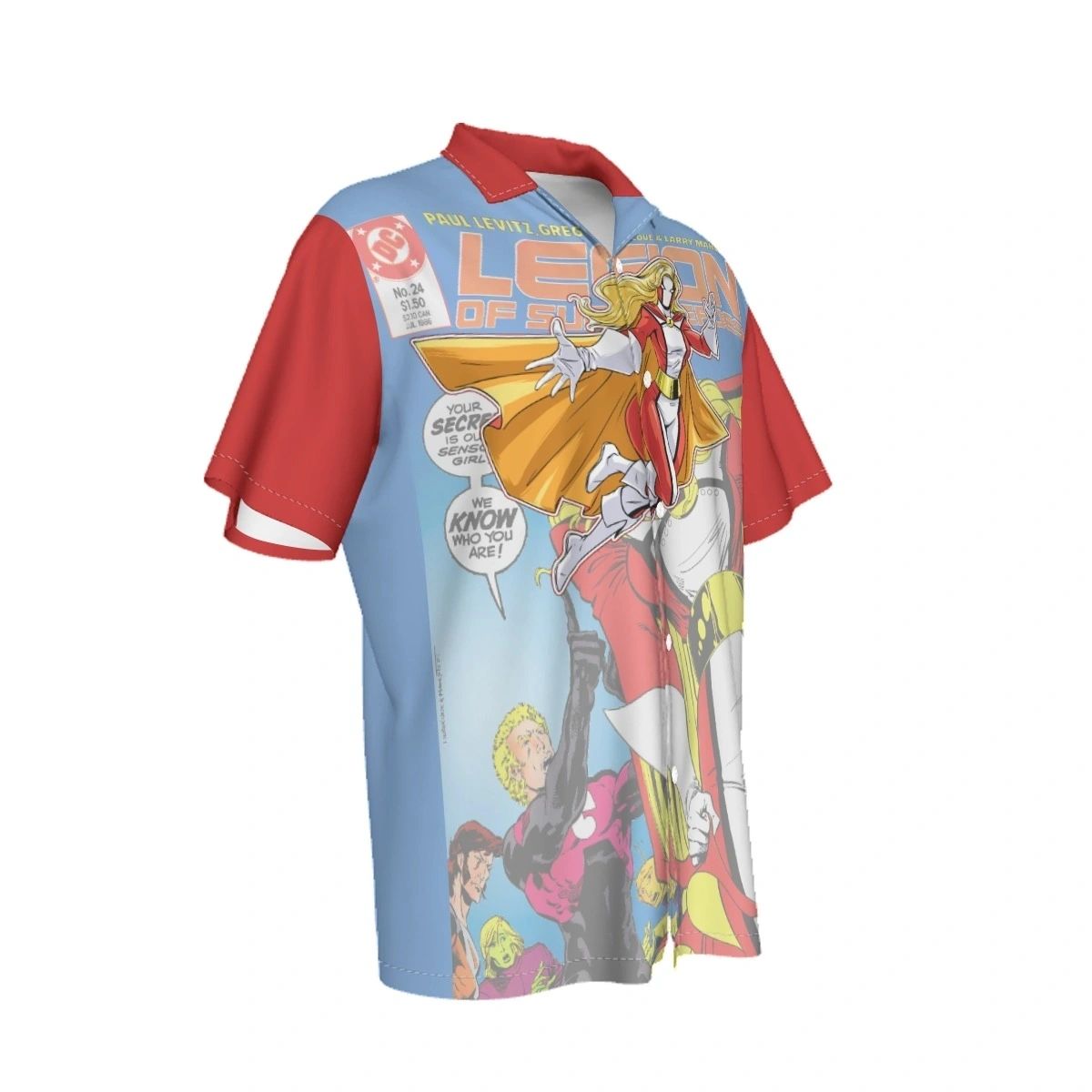 SENSOR GIRL READY GLOW OVER PRINT SHIRT & TANK - OVER LEGION24