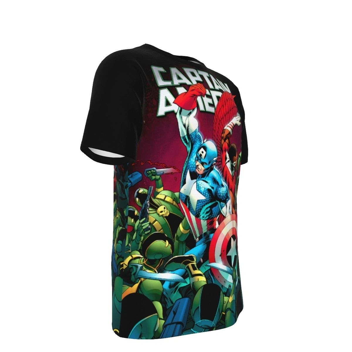 CAPTAIN AMERICA 10 V6 PRINT SHIRT & TANK