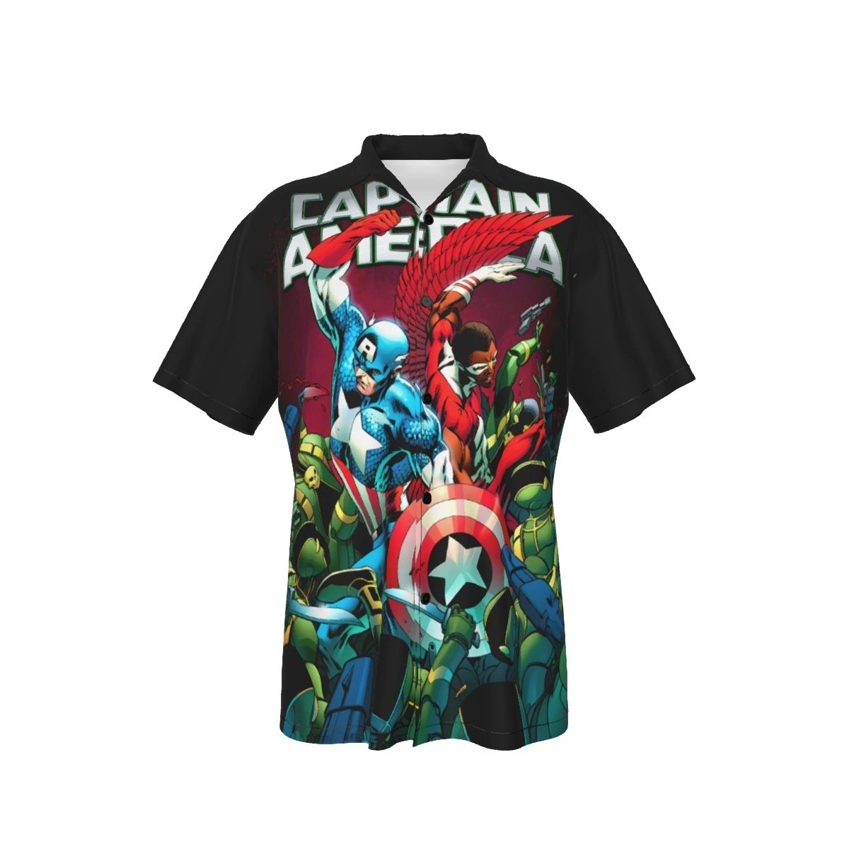 CAPTAIN AMERICA 10 V6 PRINT SHIRT & TANK