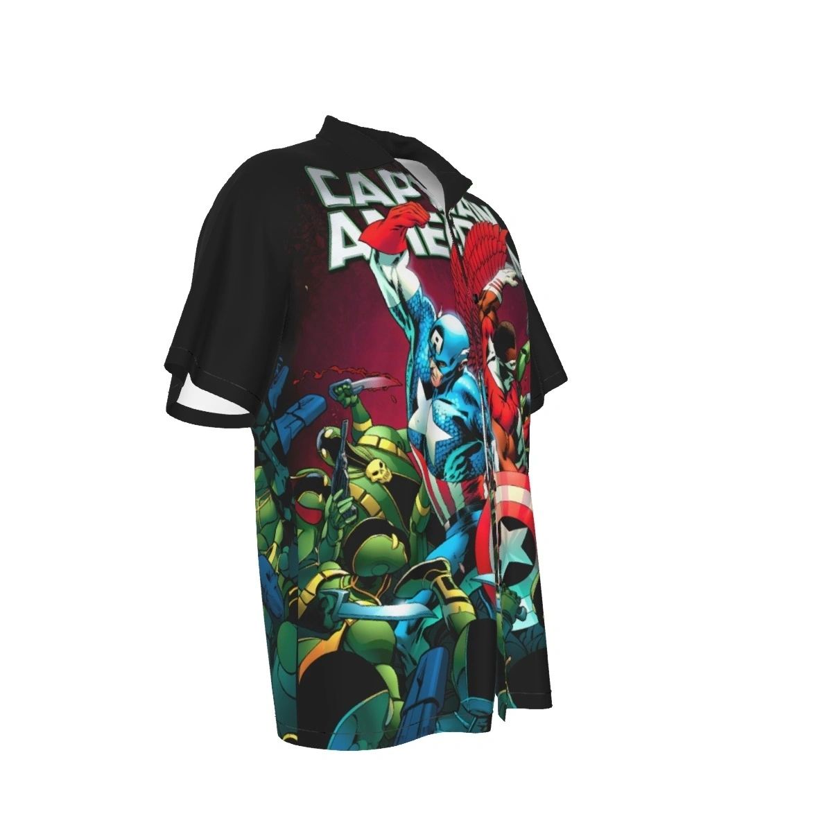CAPTAIN AMERICA 10 V6 PRINT SHIRT & TANK
