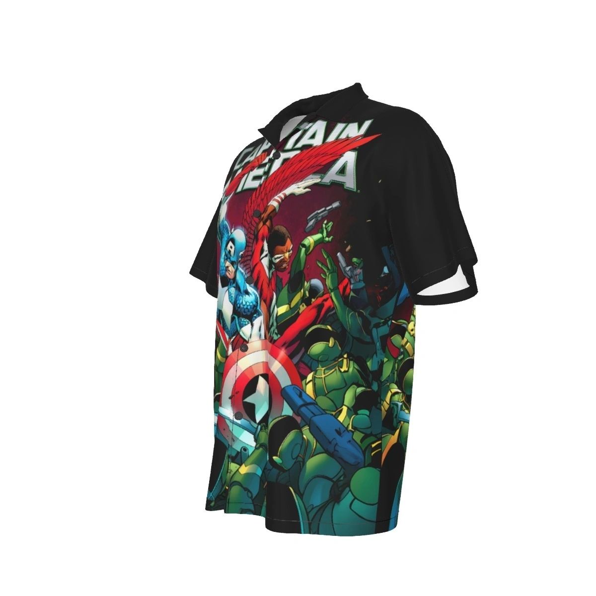 CAPTAIN AMERICA 10 V6 PRINT SHIRT & TANK