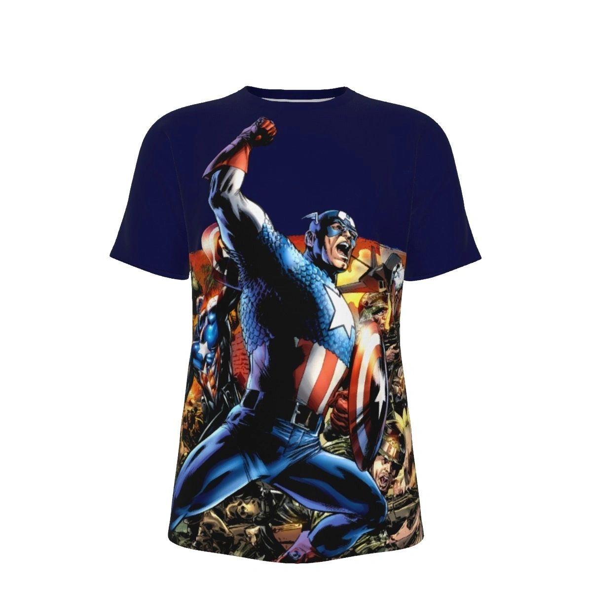 CAPTAIN AMERICA REBORN PRINT SHIRT & TANK