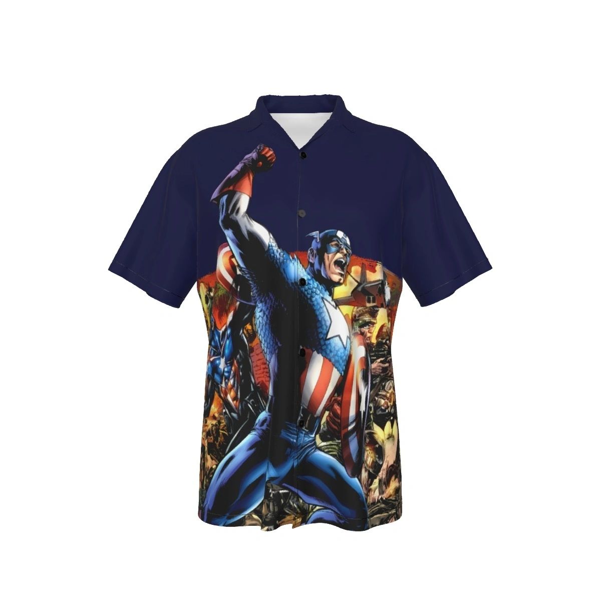 CAPTAIN AMERICA REBORN PRINT SHIRT & TANK