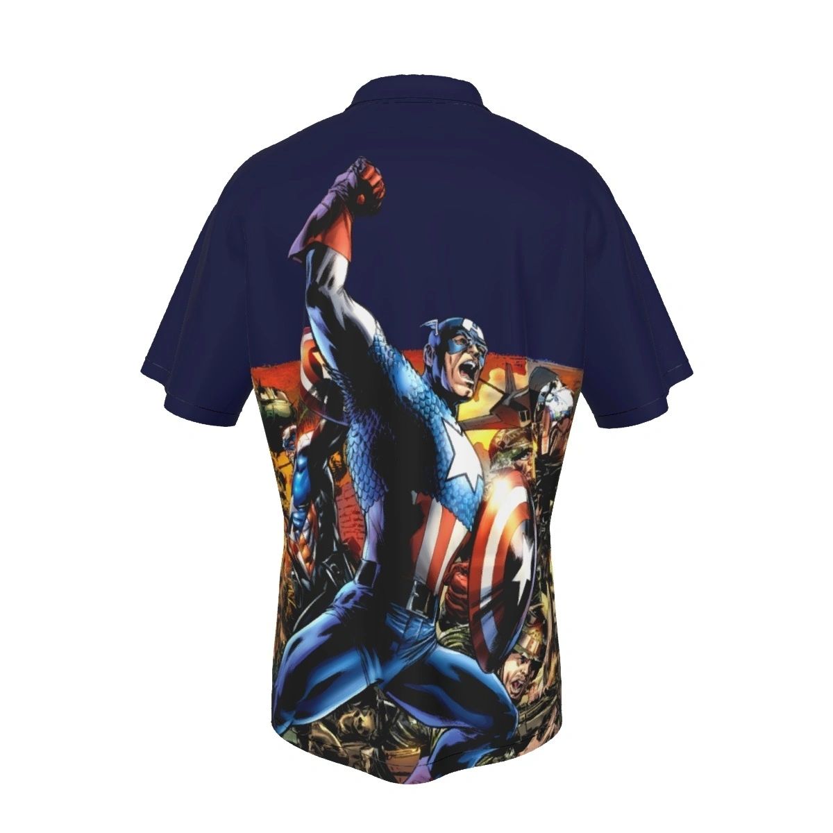 CAPTAIN AMERICA REBORN PRINT SHIRT & TANK