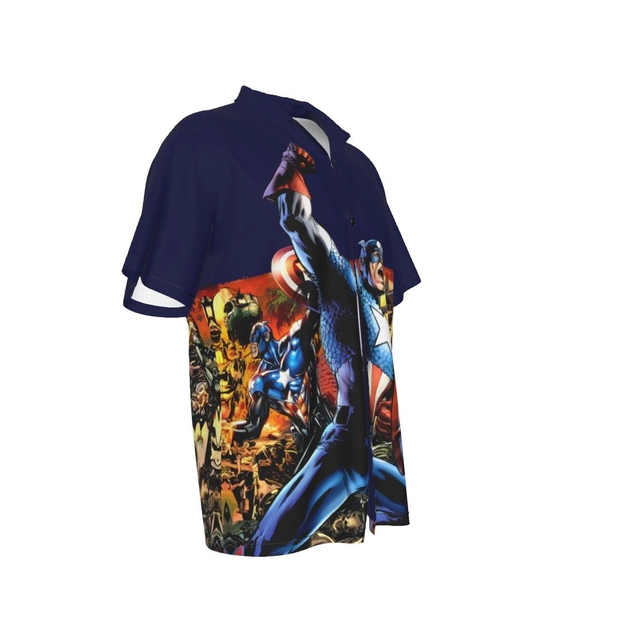 CAPTAIN AMERICA REBORN PRINT SHIRT & TANK