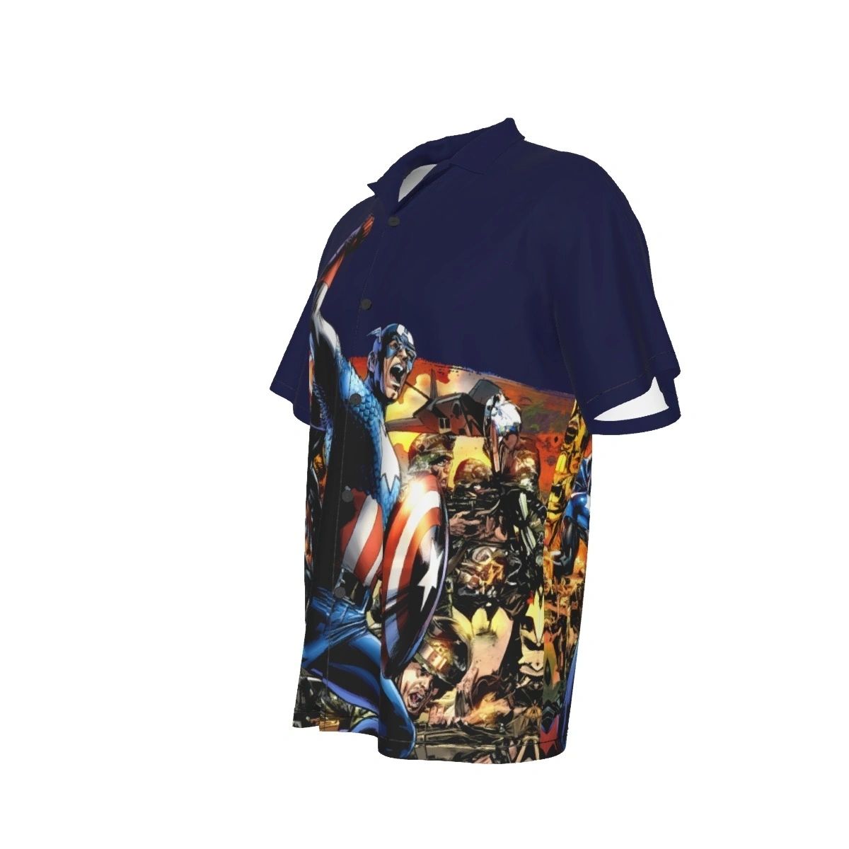 CAPTAIN AMERICA REBORN PRINT SHIRT & TANK