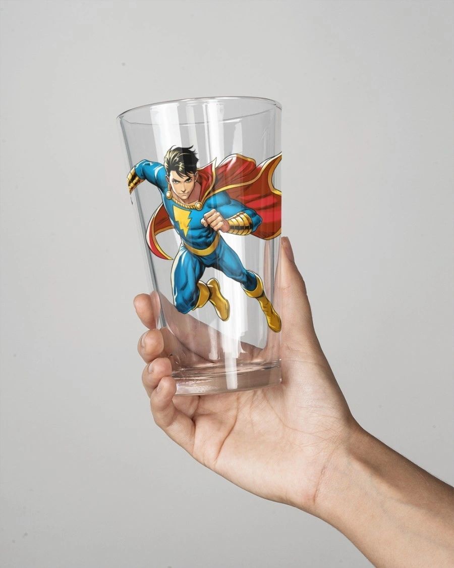 CAPTAIN MARVEL JR READY PINT GLASS