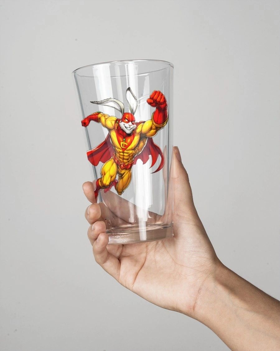 CAPTAIN CAROT READY PINT GLASS WITH FREE SHIPPING
