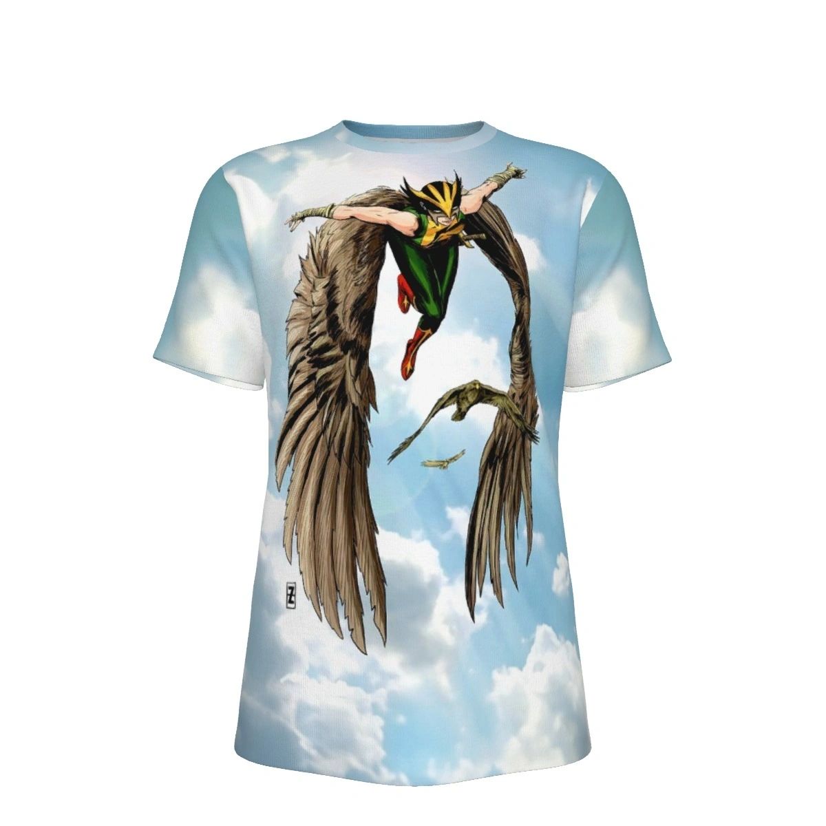 HAWKGIRL PINUP ALL OVER PRINT SHIRT & TANK
