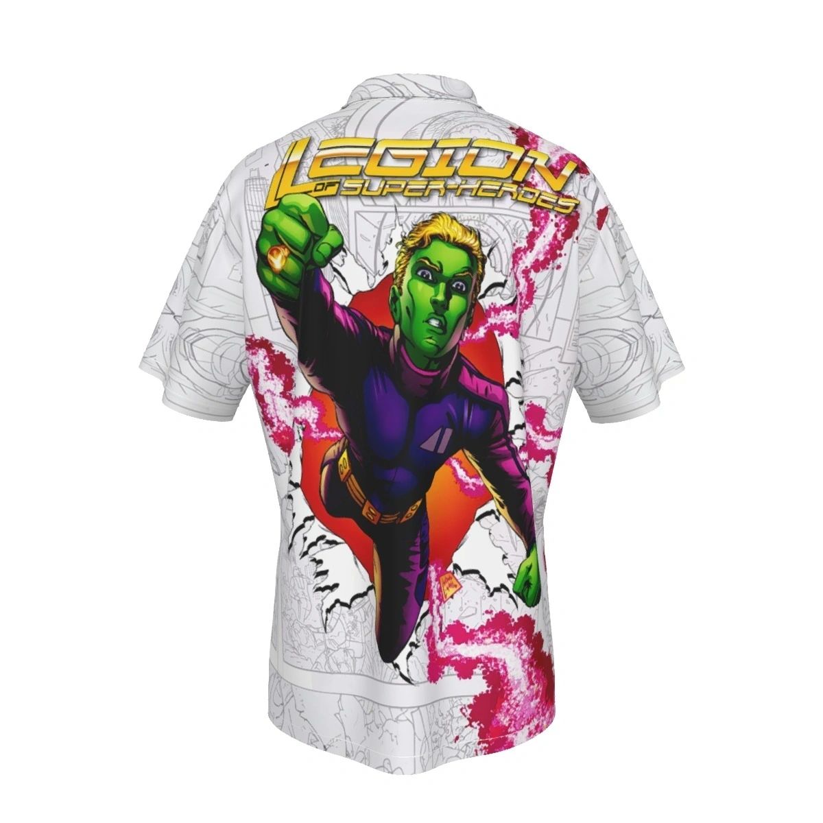 BRAINIAC 5 LEGION 0 READY ALL OVER PRINT SHIRT & TANK
