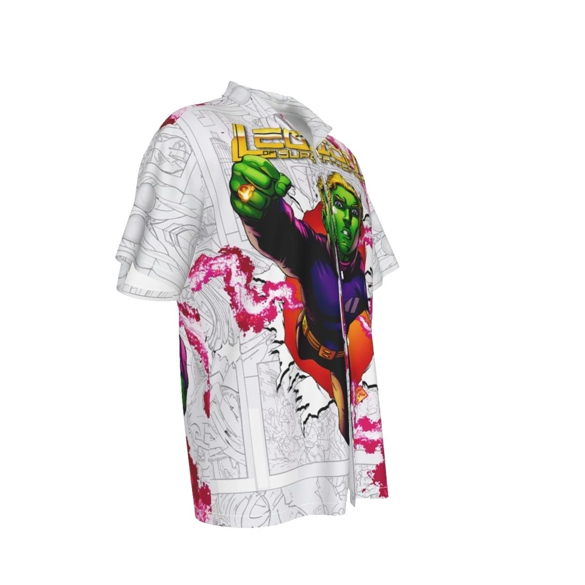BRAINIAC 5 LEGION 0 READY ALL OVER PRINT SHIRT & TANK