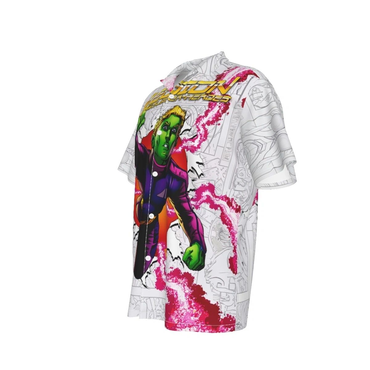 BRAINIAC 5 LEGION 0 READY ALL OVER PRINT SHIRT & TANK