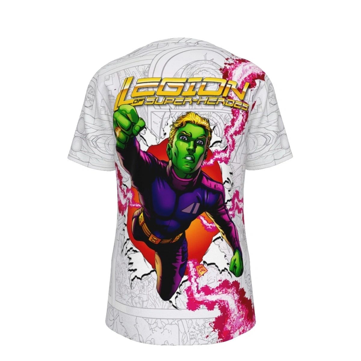 BRAINIAC 5 LEGION 0 READY ALL OVER PRINT SHIRT & TANK