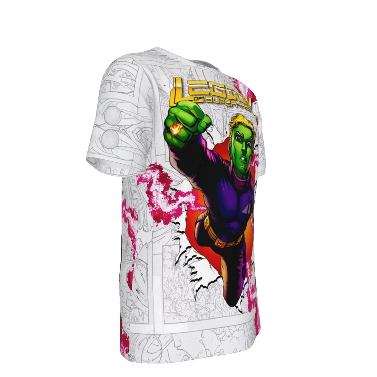 BRAINIAC 5 LEGION 0 READY ALL OVER PRINT SHIRT & TANK