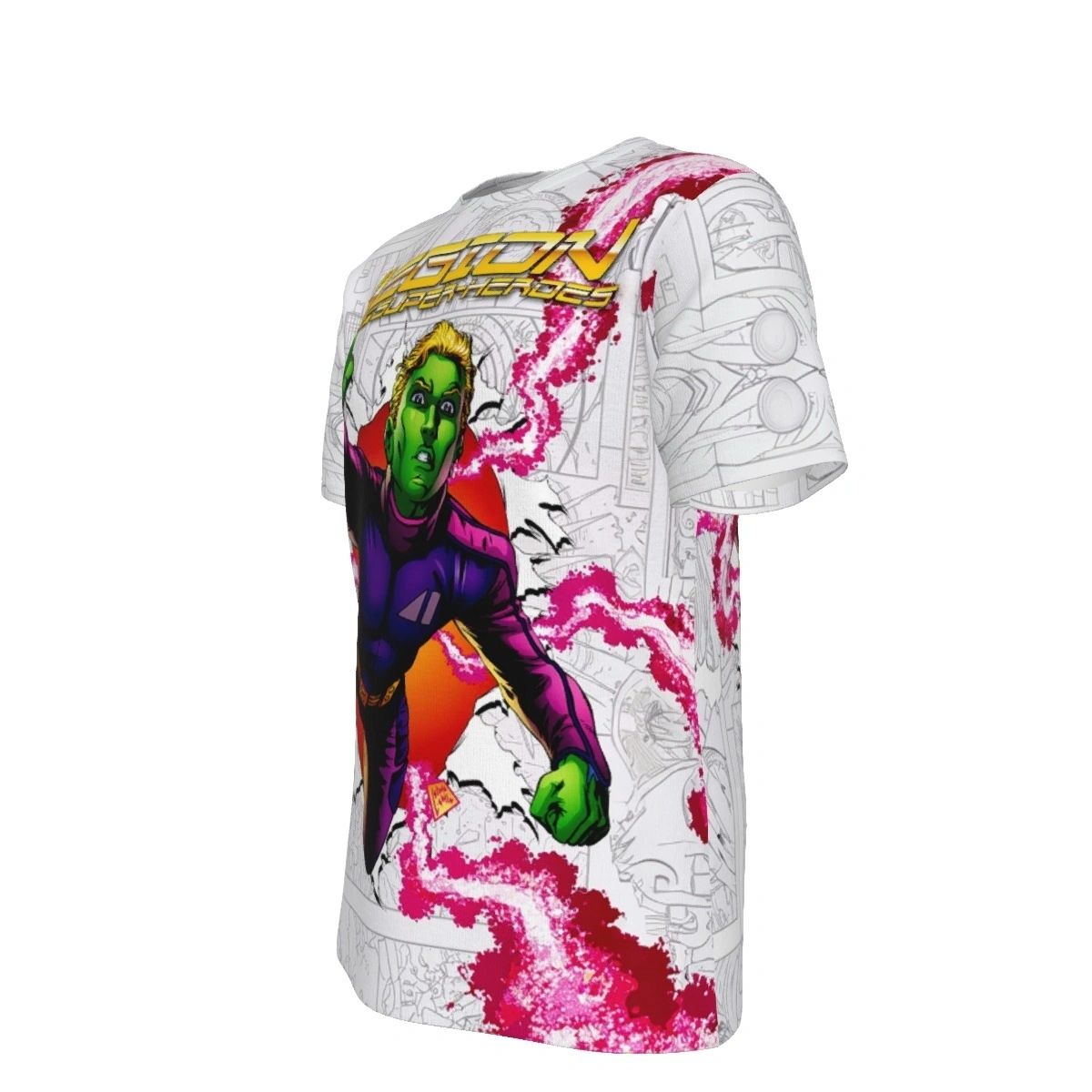 BRAINIAC 5 LEGION 0 READY ALL OVER PRINT SHIRT & TANK