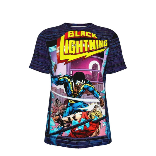 BLACK LIGHTNING TPB ALL OVER PRINT SHIRT & TANK