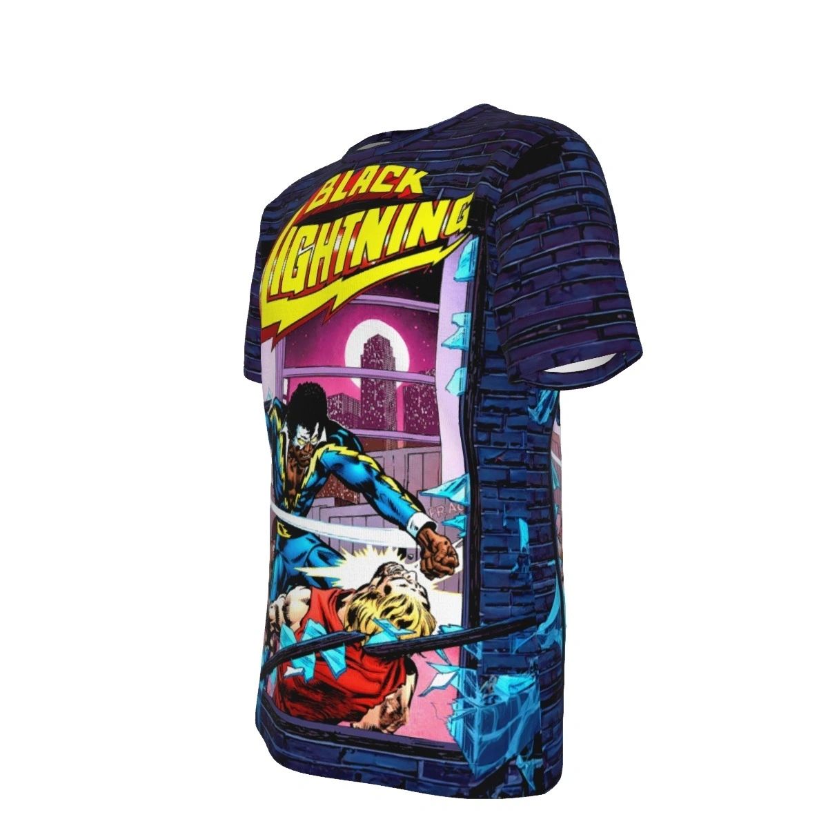 BLACK LIGHTNING TPB ALL OVER PRINT SHIRT & TANK
