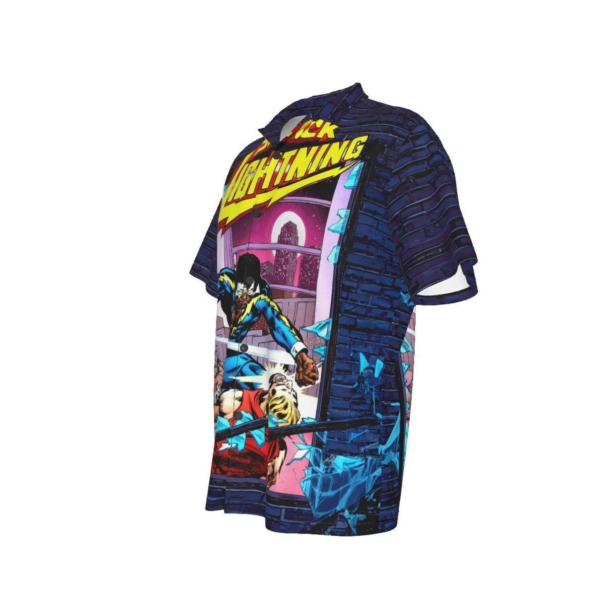 BLACK LIGHTNING TPB ALL OVER PRINT SHIRT & TANK