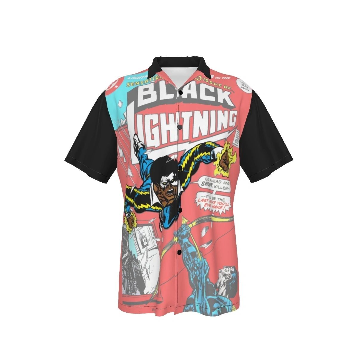 BLACK LIGHTNING 2 ALL OVER PRINT SHIRT & TANK