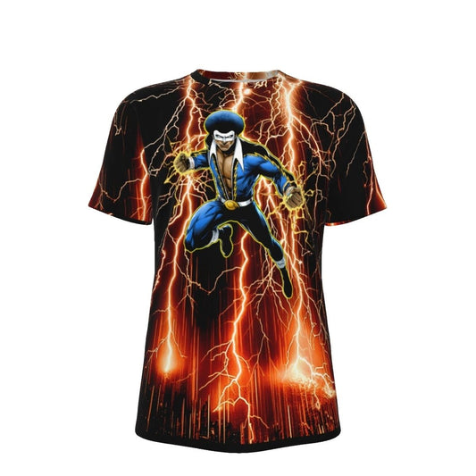 BLACK LIGHTNING READY ALL OVER PRINT SHIRT & TANK