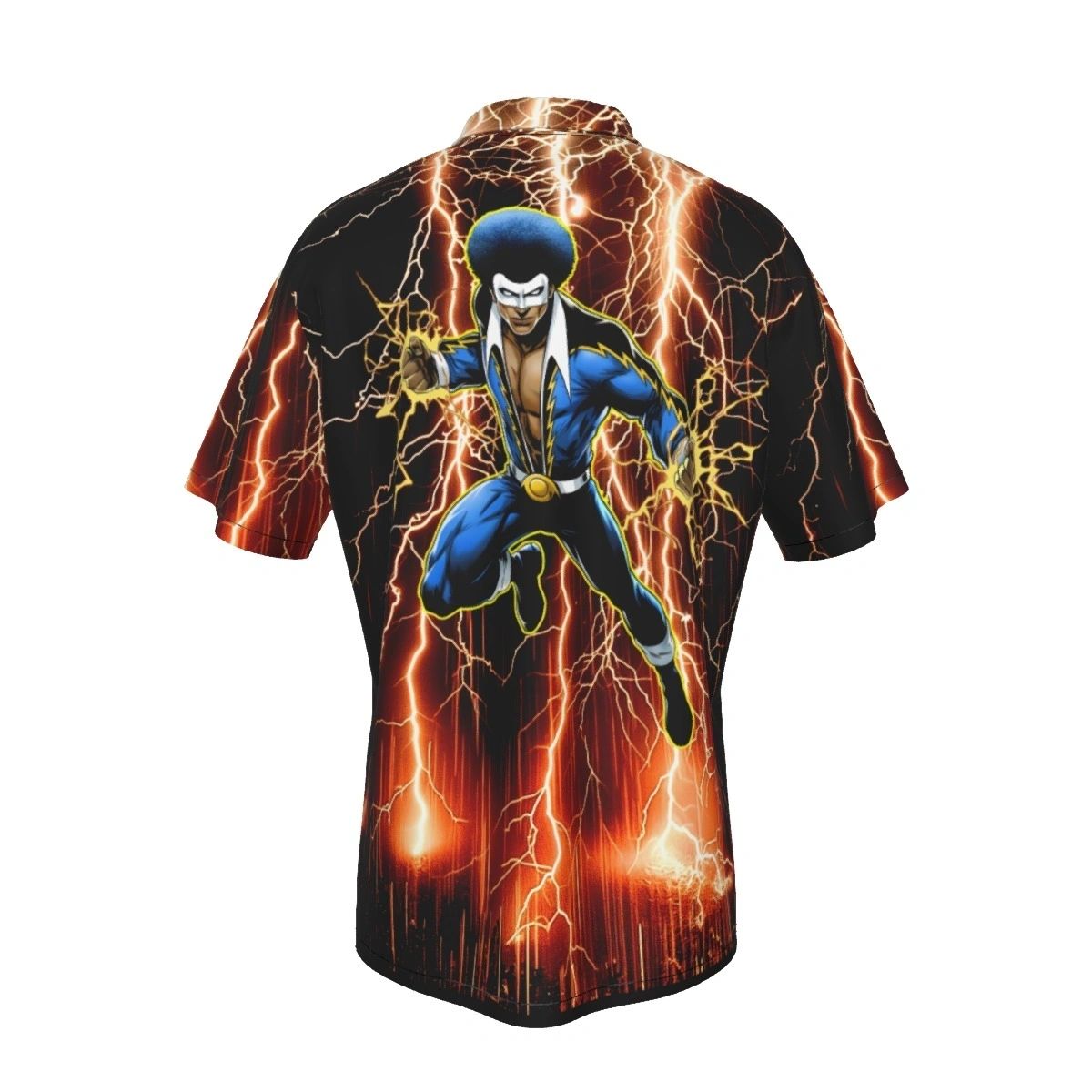 BLACK LIGHTNING READY ALL OVER PRINT SHIRT & TANK