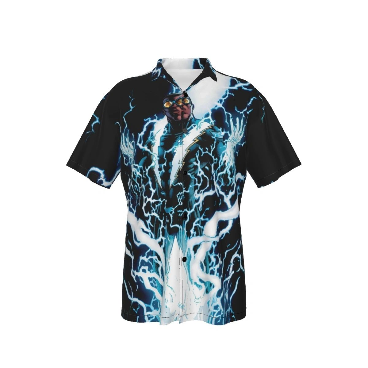 BLACK LIGHTNING ALL OVER PRINT SHIRT & TANK-BATMAN OUTSIDERS 9