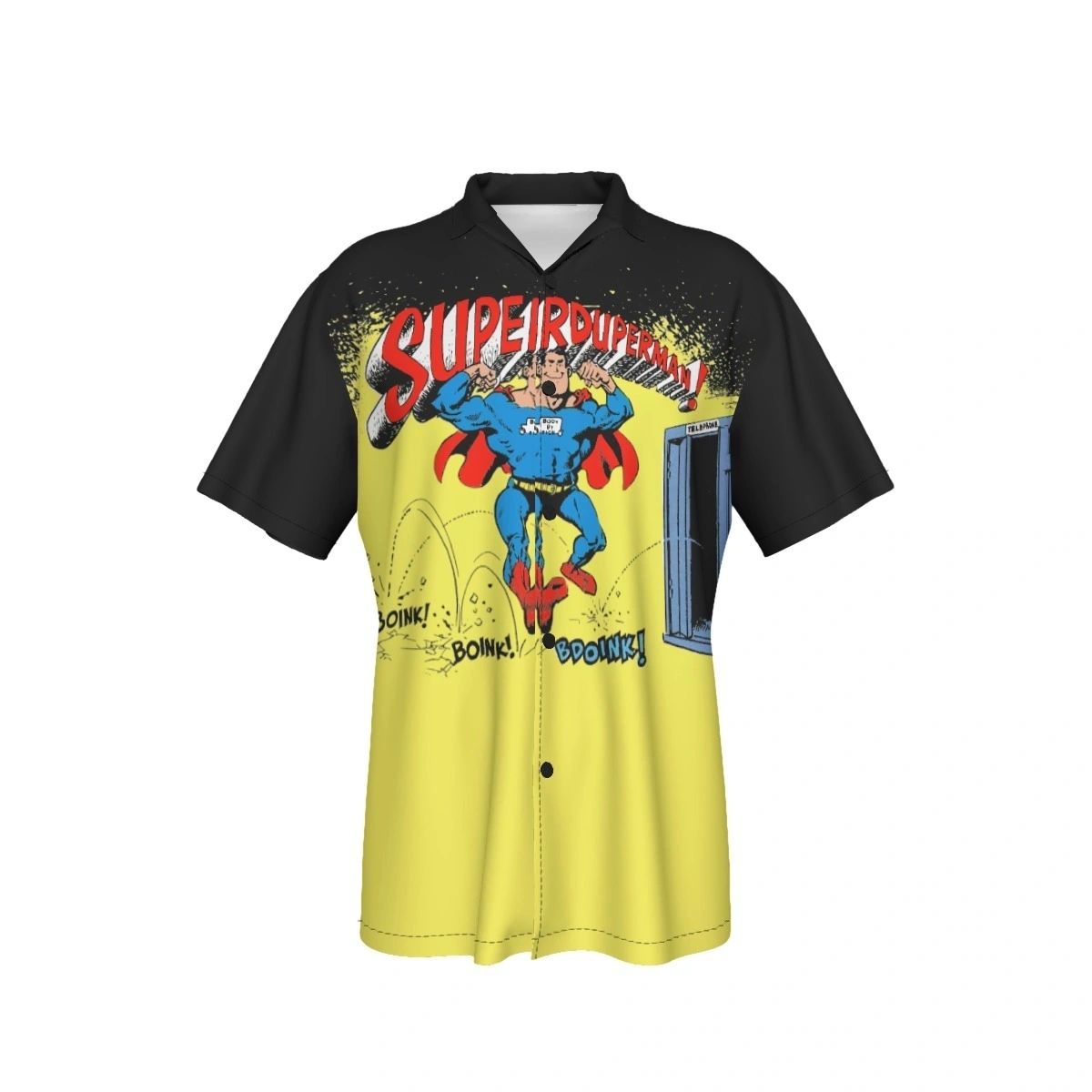 SUPERDUPERMAN ALL OVER PRINT SHIRT & TANK - WALLY WOOD/MAD MAGAZINE