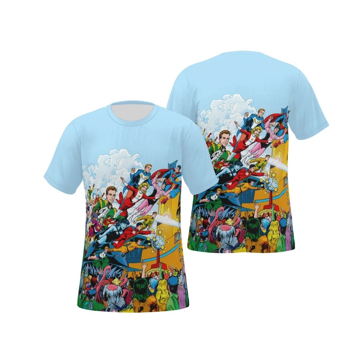 SILVER AGE LEGION ALL OVER PRINT SHIRT & TANK - JEFF MOY ART