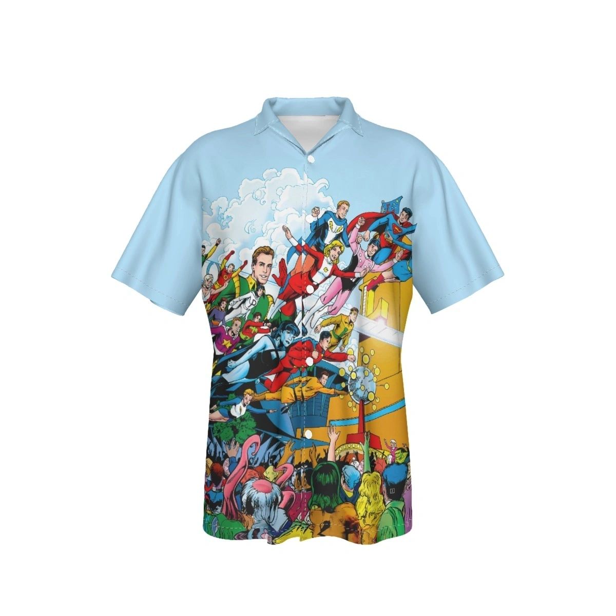 SILVER AGE LEGION ALL OVER PRINT SHIRT & TANK - JEFF MOY ART