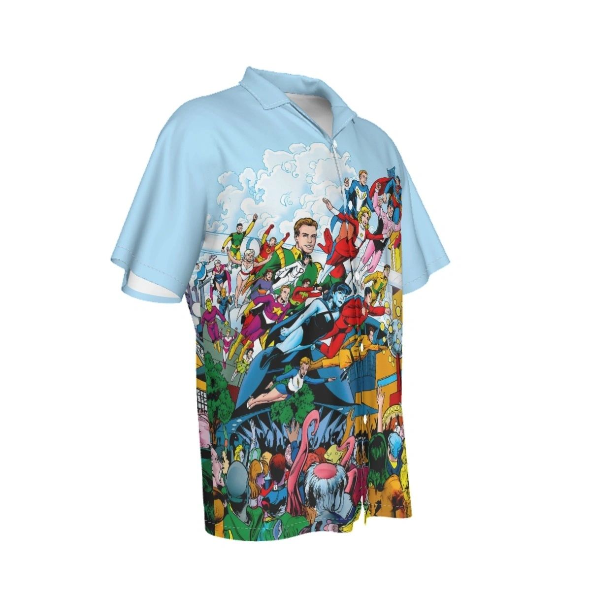 SILVER AGE LEGION ALL OVER PRINT SHIRT & TANK - JEFF MOY ART