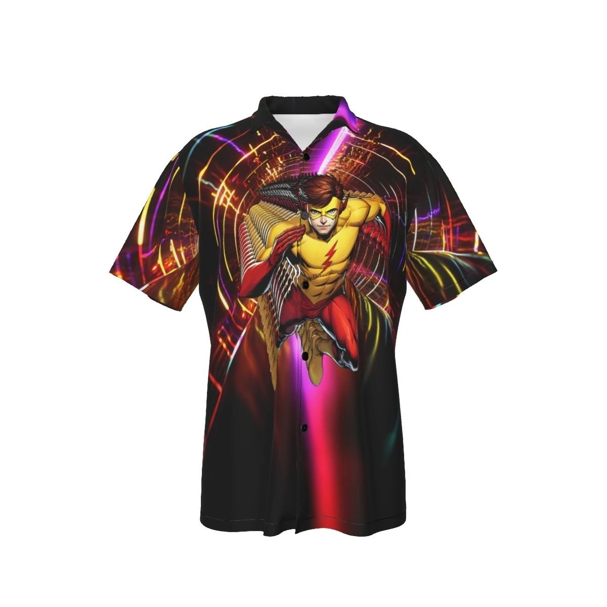WALLY WEST READY COVER ALL-OVER PRINT SHIRT AND TANK TOP - KID FLASH