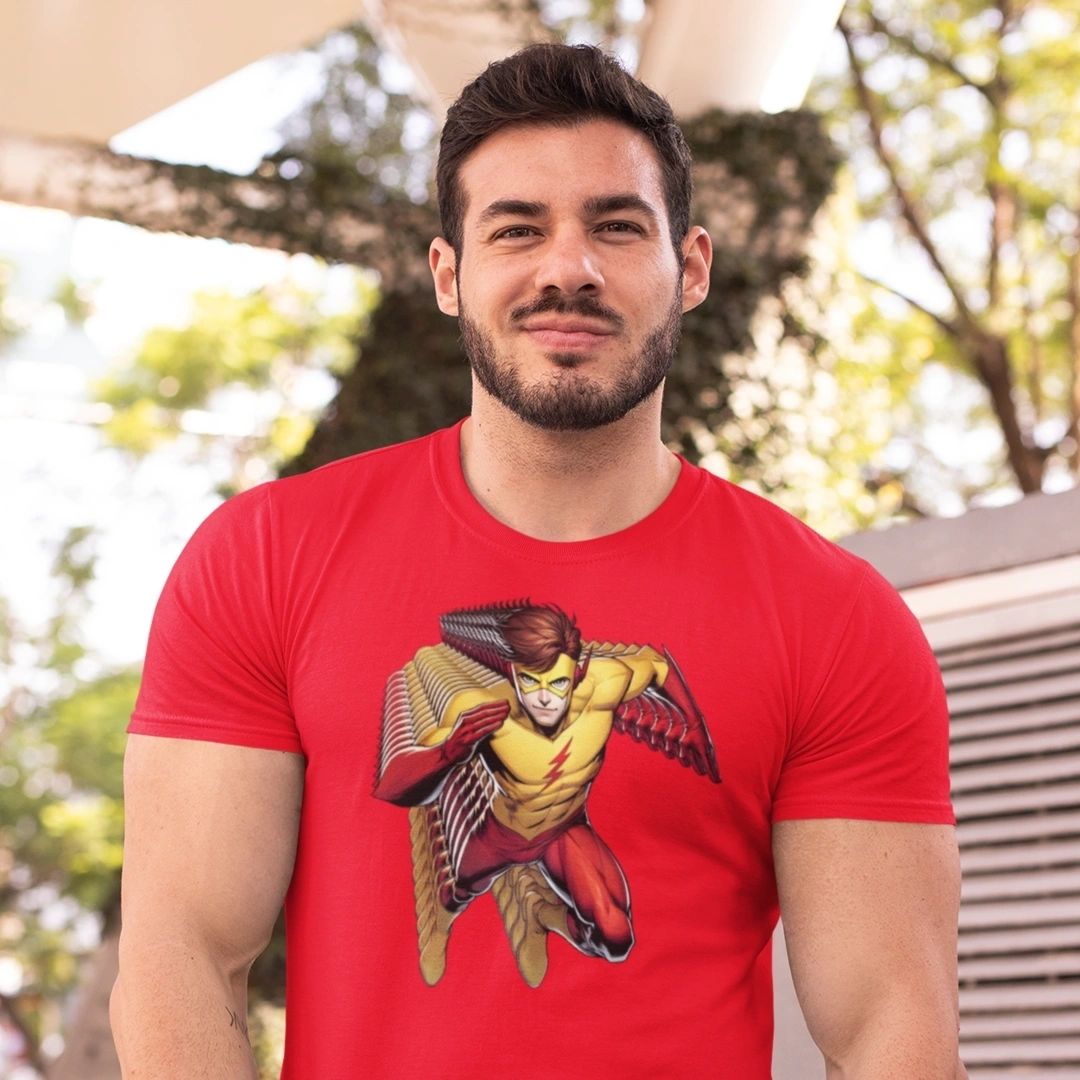 WALLY WEST READY COVER ALL-OVER PRINT SHIRT AND TANK TOP - KID FLASH