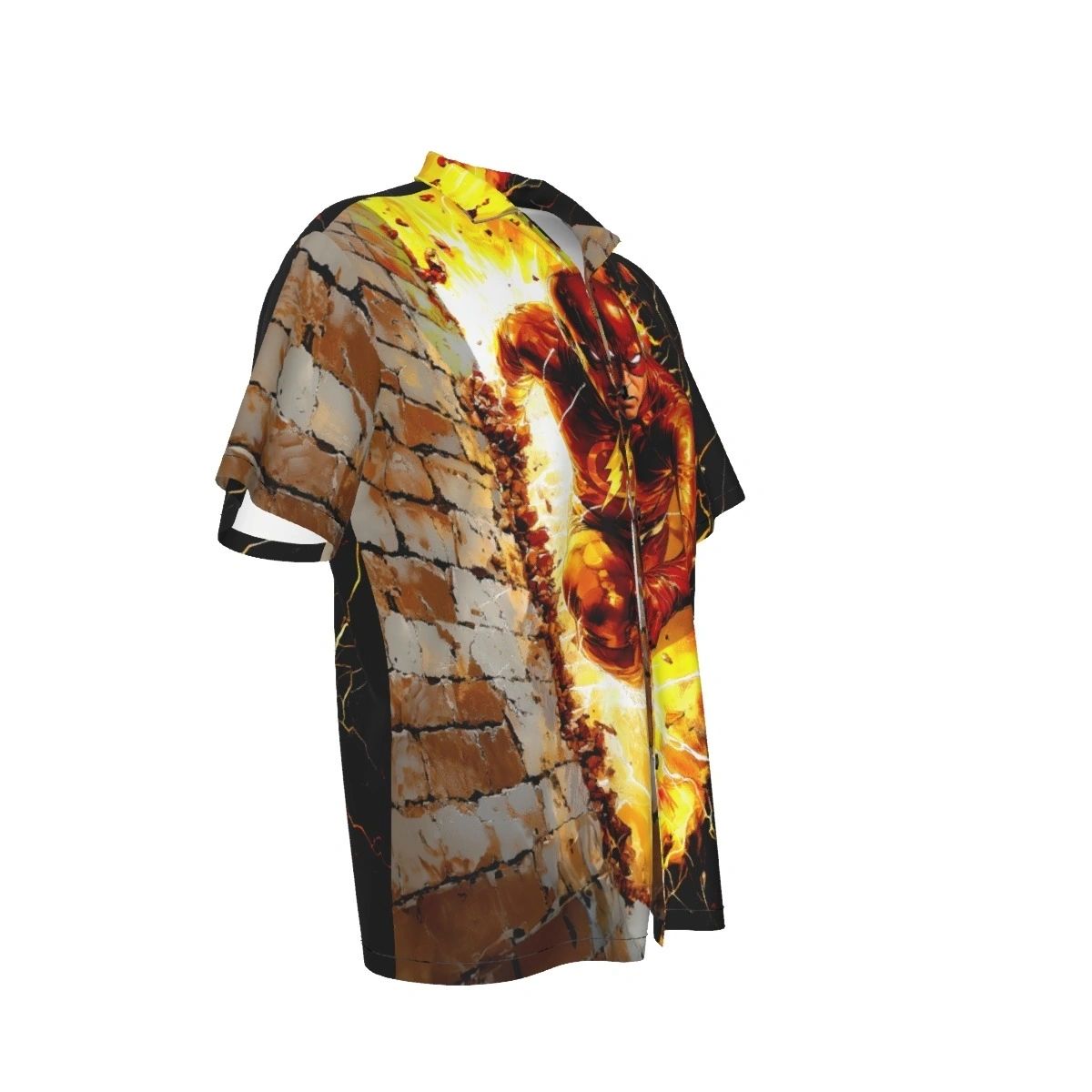 WALLY WEST FLASH THRU WALL COVER ALL-OVER PRINT SHIRT AND TANK TOP