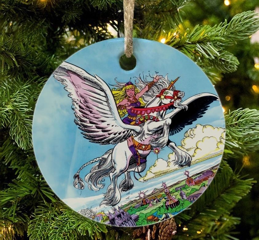 AMETHYST CHRISTMAS TREE ORNAMENT