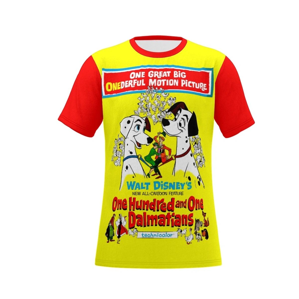 101 DALMATIANS MOVIE POSTER ALL OVER PRINT SHIRT & TANK