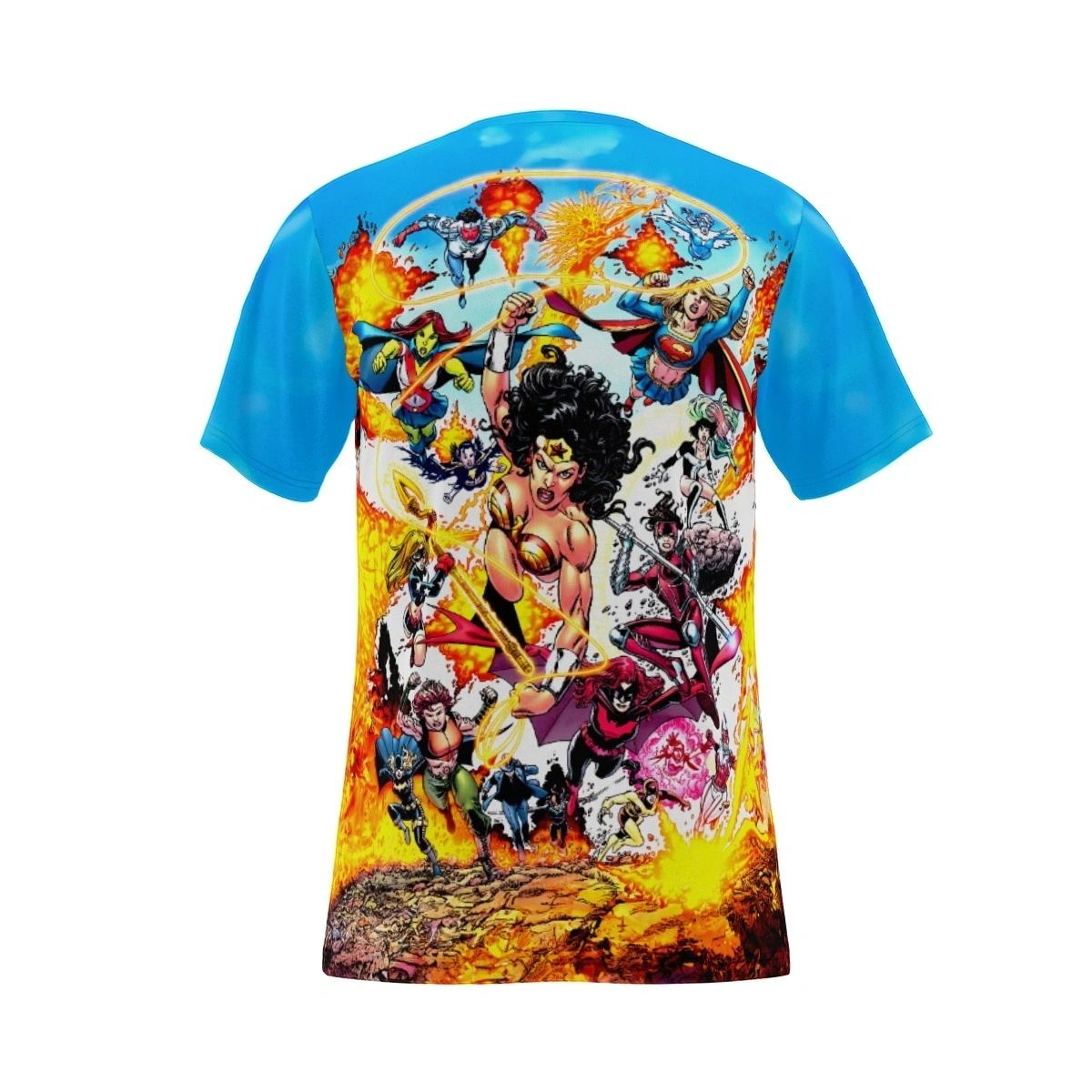 WONDER WOMAN & HER WARRIORS ALL OVER PRINT SHIRT AND TANK TOP