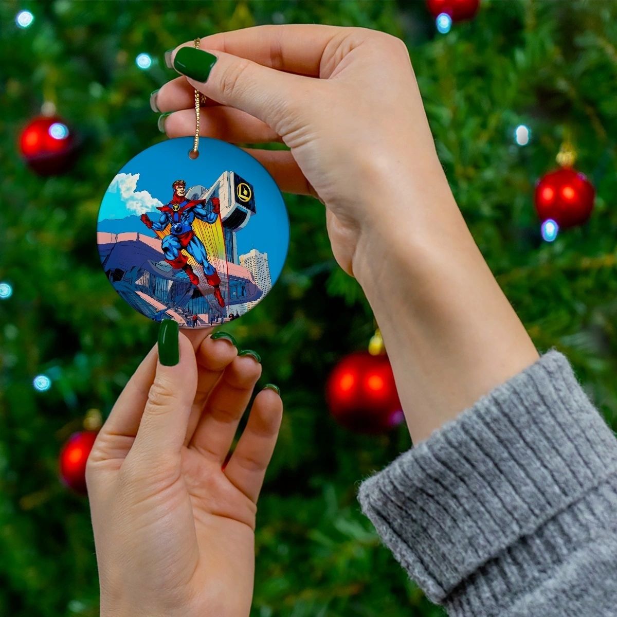 COLOSSAL BOY READY CHRISTMAS TREE ORNAMENT