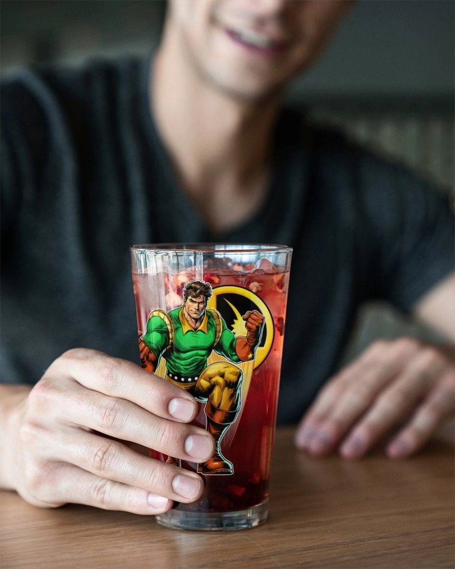 GIM ALLON READY Pint Glass (with Free Shipping) -COLOSSAL BOY OF LEGION