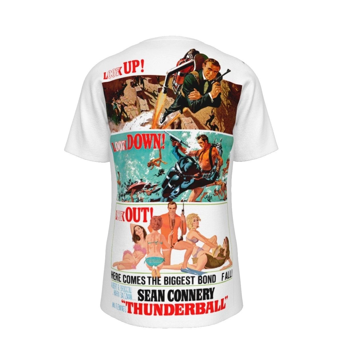 THUNDERBALL MOVIE POSTER ALL OVER PRINT SHIRT & TANK