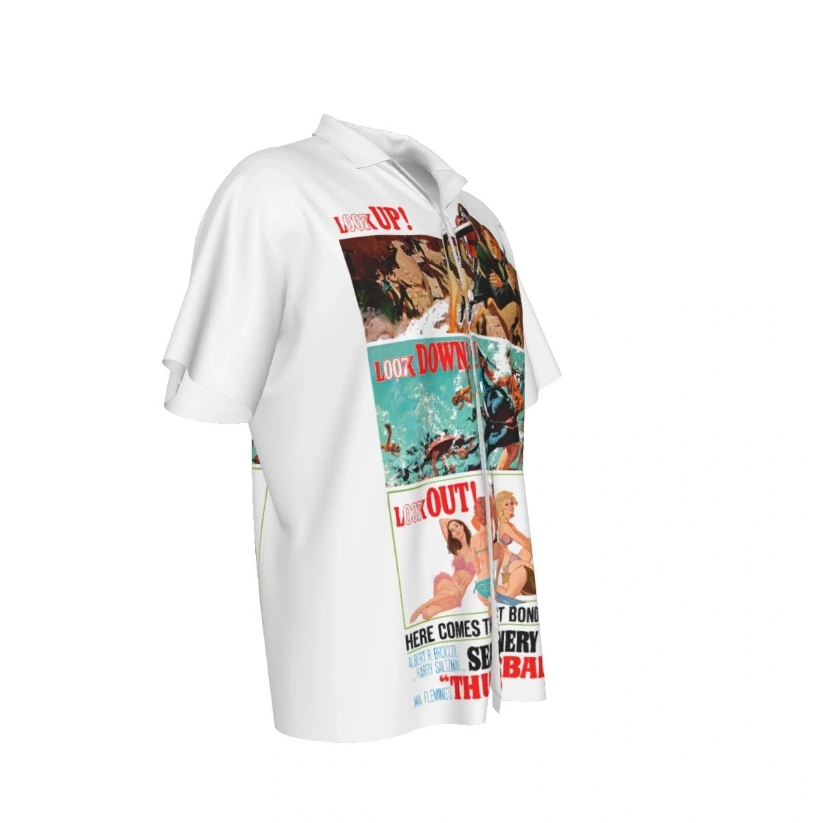 THUNDERBALL MOVIE POSTER ALL OVER PRINT SHIRT & TANK
