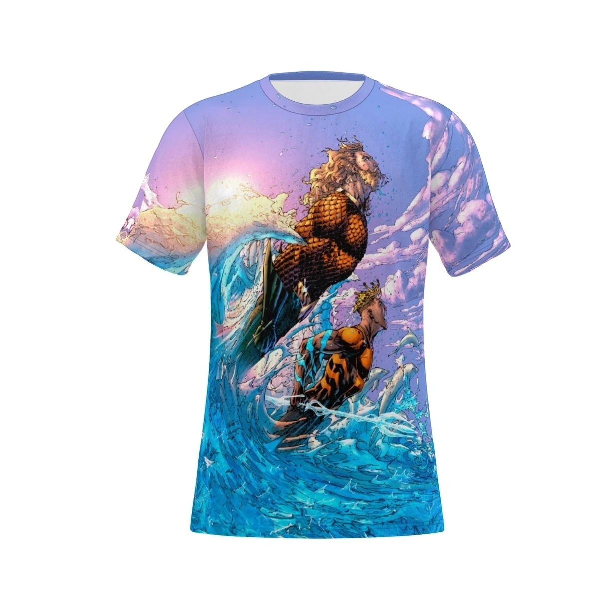 AQUAMEN 1 VAR B ALL OVER PRINT SHIRT AND TANK TOP - AQUALAD
