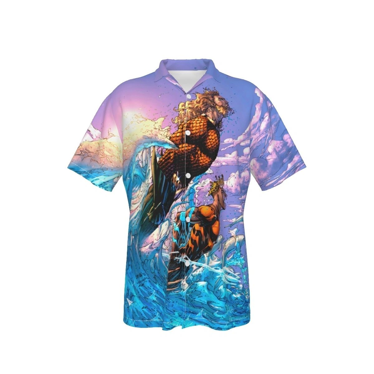 AQUAMEN 1 VAR B ALL OVER PRINT SHIRT AND TANK TOP - AQUALAD