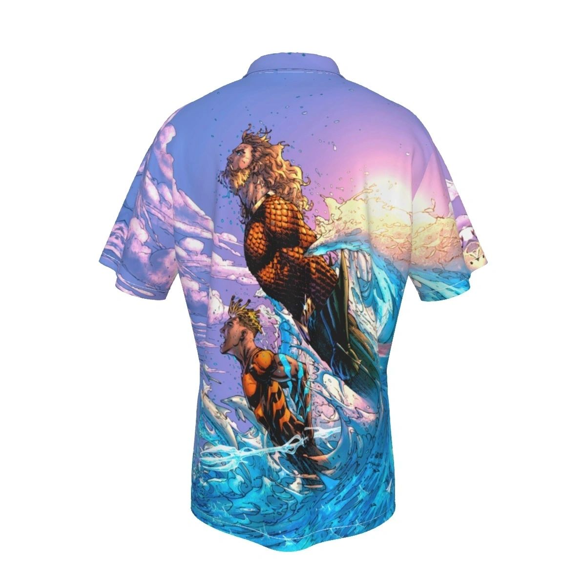 AQUAMEN 1 VAR B ALL OVER PRINT SHIRT AND TANK TOP - AQUALAD