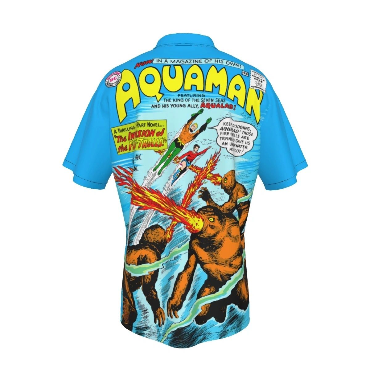 AQUAMAN 1 ALL OVER PRINT SHIRT AND TANK TOP