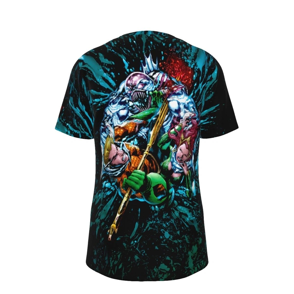 AQUAMAN 4 ALL OVER PRINT SHIRT AND TANK TOP - MERA