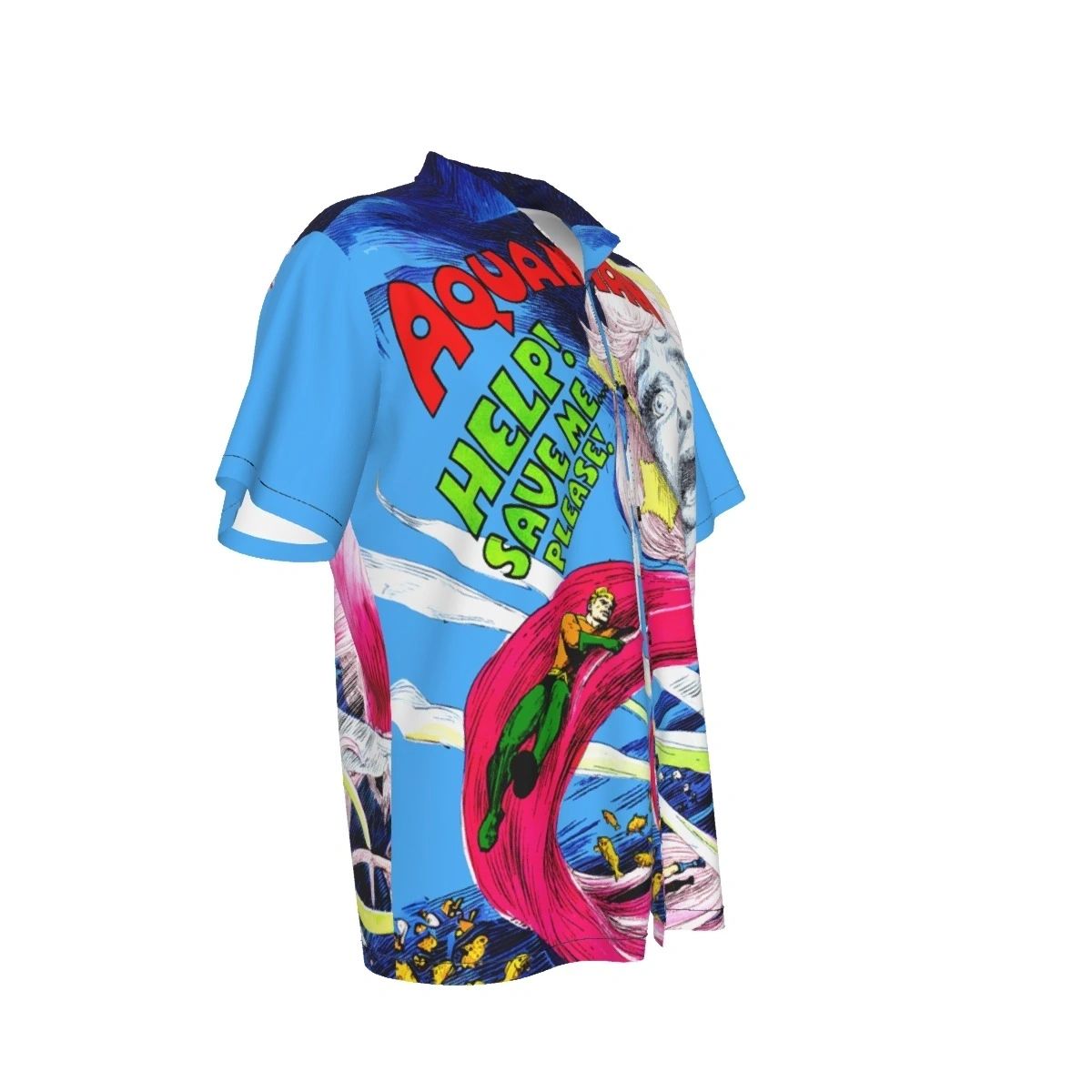 AQUAMAN 40 ALL OVER PRINT SHIRT AND TANK TOP - MERA