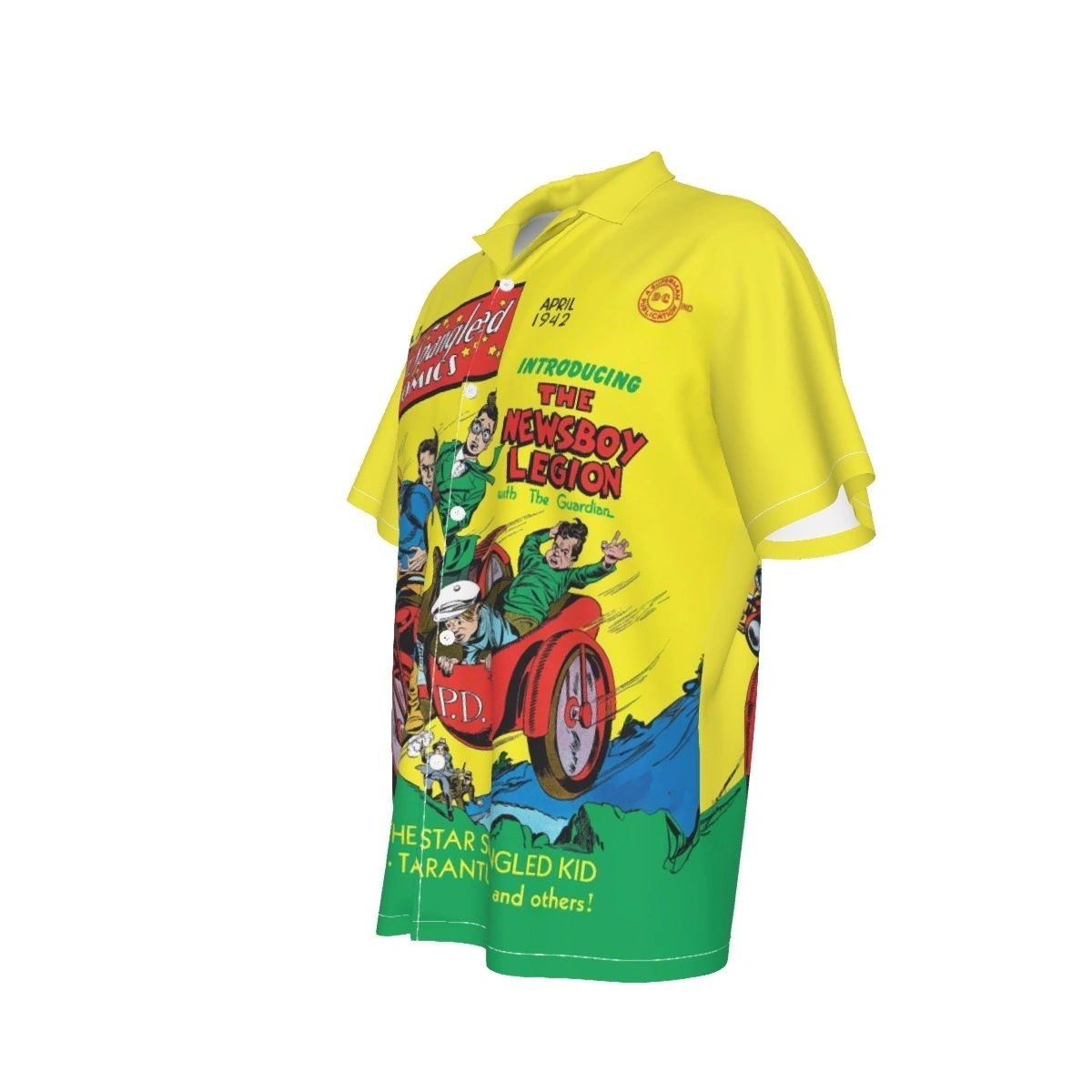 NEWSBOY LEGION BY JACK KIRBY ALL OVER PRINT SHIRT AND TANK TOP